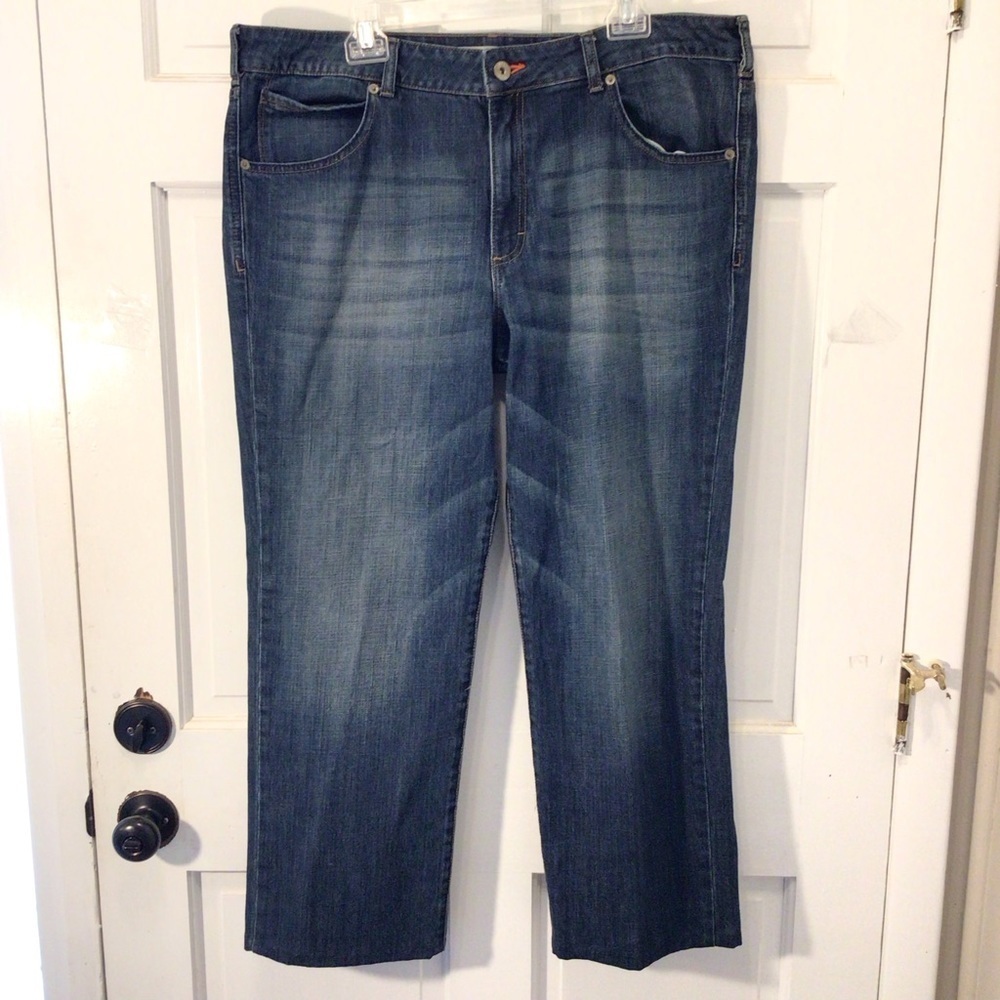 Lee Men's Modern Series Straight Fit Dark Wash Jeans Size 40x28